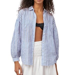 Rails Janae Blouse in lighthouse stripe